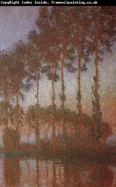 Claude Monet Poplars on the banks of the ept